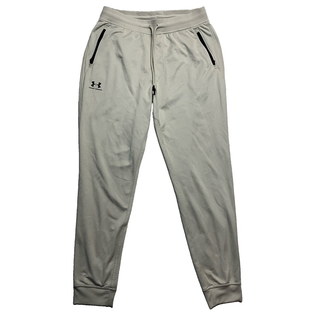 Under Armour Mens Cream Color Sweatepants Size L